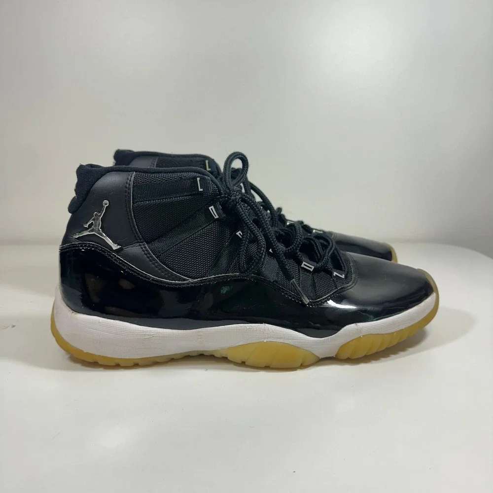 Air Jordan 11 Retro Jubilee 25th Anniversary Black White Mens Size 11